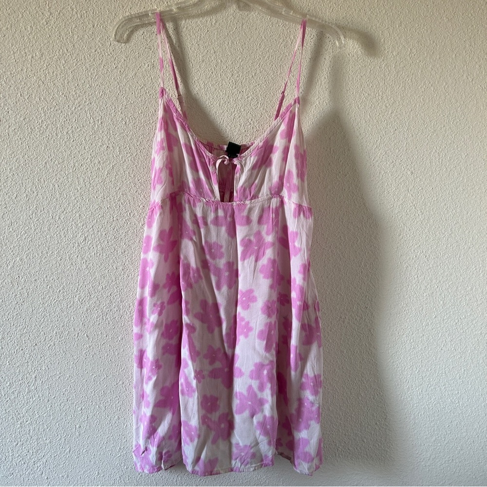 Wild Fable Watercolor Floral Print Tunic Dress Women’s XL Party Artsy cutesy